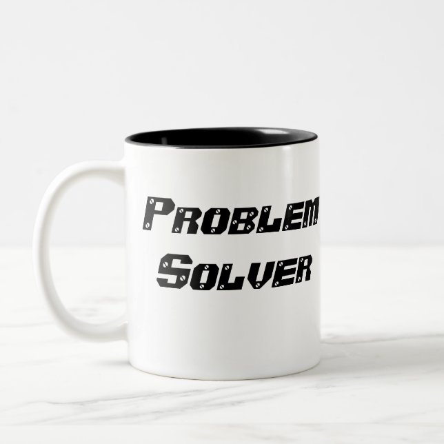 2 Couleurs tasse de café de solutionneur de problèmes (Gauche)