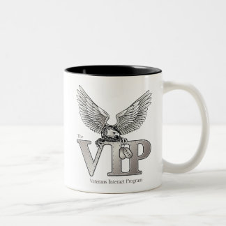 2 Couleurs Tasse de café de VIP avec l'intérieur noir
