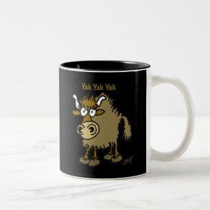 2 Couleurs Tasse de café de yaks de yaks de yaks