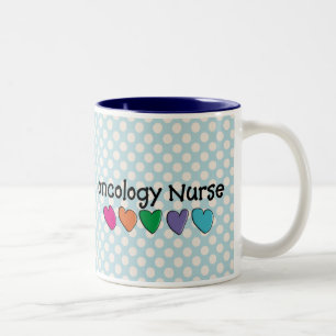 2 Couleurs Tasse de café d'infirmière d'oncologie
