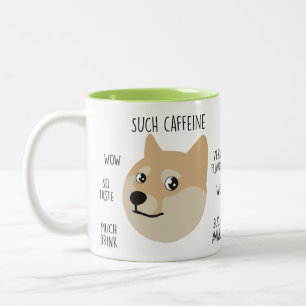2 Couleurs Tasse de café drôle de Meme de "doge"