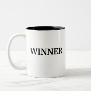 2 Couleurs Tasse de café du gagnant