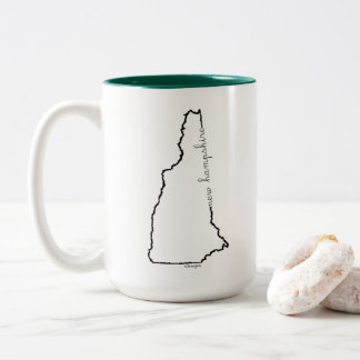 2 Couleurs Tasse de café du New Hampshire
