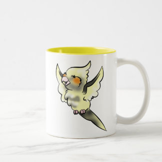 2 Couleurs Tasse de café effarouchée de Cockatiel