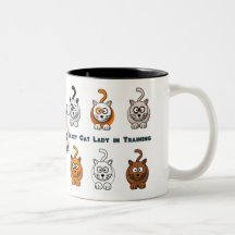 Tasse de café folle de Madame In Training de chat