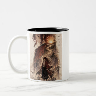 2 Couleurs Tasse de café Guerrier Épique de l'Anime – Ar Voya