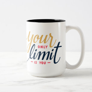 2 Couleurs Tasse de café inspirée de citations
