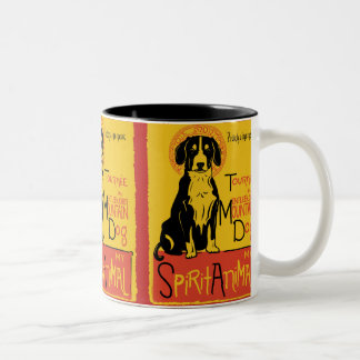 2 Couleurs Tasse de café mignonne de chien de chien de