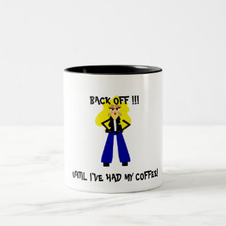 2 Couleurs Tasse de café mignonne de fille de bande dessinée