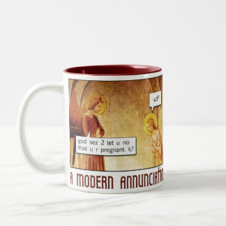 2 Couleurs Tasse de café moderne d'annonce