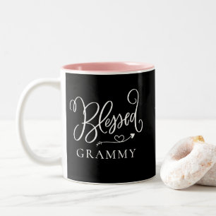 2 Couleurs Tasse de café moderne Grammy bénie