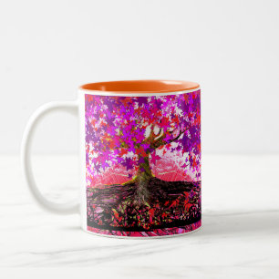 2 Couleurs Tasse de café Original Art-Roots Run Deep