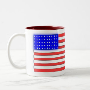 2 Couleurs Tasse de café patriotique