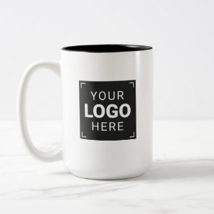 2 Couleurs Tasse de café personnalisée avec votre logo