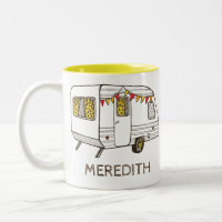 Tasse de café personnalisée par caravane de