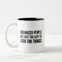 Tasse de café pour personnes organisées