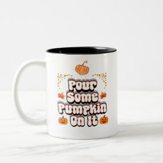 2 Couleurs Tasse de café rétro pour verser de la citrouille d