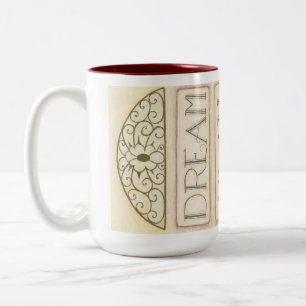 2 Couleurs Tasse de café « Rêver Planifier Construire Répéter