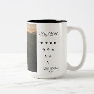 2 Couleurs Tasse de café Stay Wild Forest   Paysage naturel s