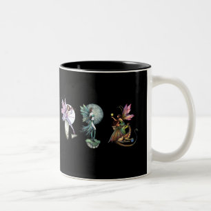 2 Couleurs Tasse de café sur le thème des fées gothiques par