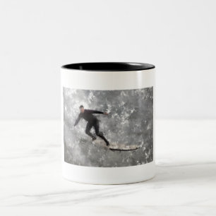 2 Couleurs Tasse de café surfeur