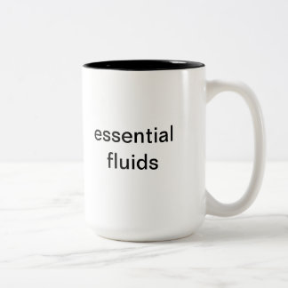 2 Couleurs Tasse de café unique (fluides essentiels)
