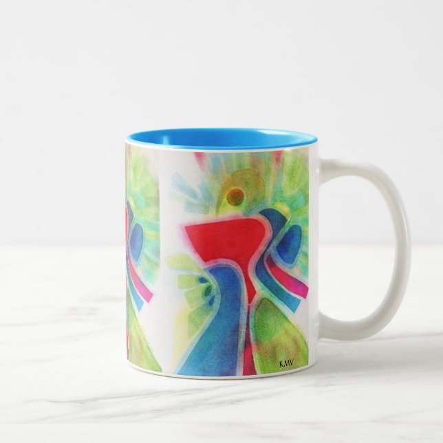 2 Couleurs Tasse de calice (Droit)