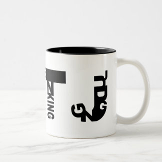 2 Couleurs Tasse de cerveau