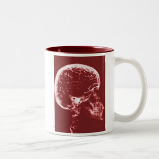 2 Couleurs tasse de cerveau