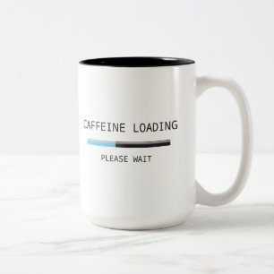 2 Couleurs Tasse de chargement de caféine