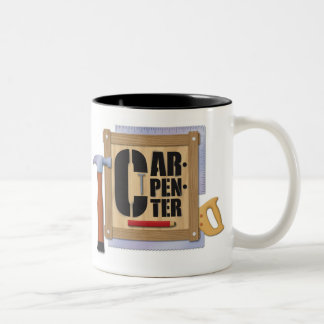 2 Couleurs Tasse de "charpentier"