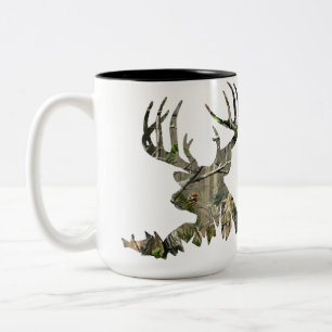2 Couleurs Tasse de chasse de cerfs communs