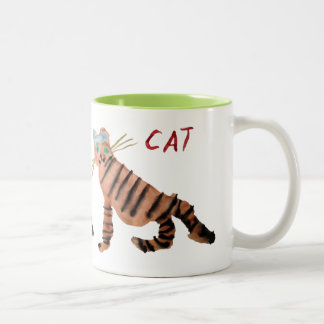 2 Couleurs Tasse de chat