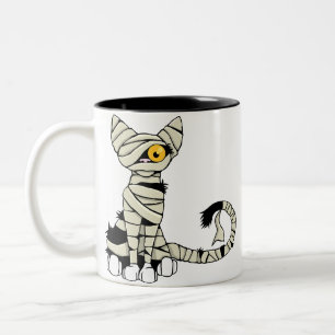 2 Couleurs Tasse de chat de maman de Halloween