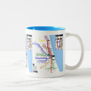 2 Couleurs Tasse de Chicago de souterrain