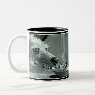 2 Couleurs Tasse de chien de reniflement de bout d'ACD