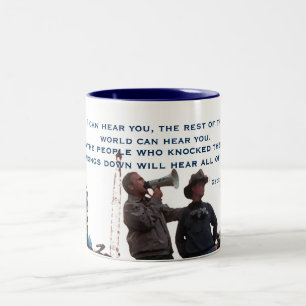 2 Couleurs Tasse de citation de George W. Bush