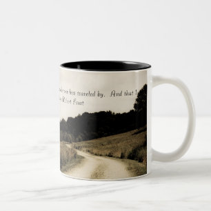 2 Couleurs Tasse de citation de Robert Frost