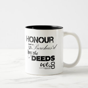 2 Couleurs Tasse de citation d'honneur de Christopher Marlowe