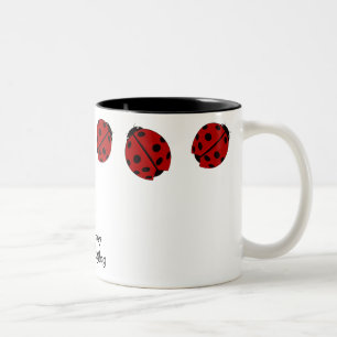 2 Couleurs Tasse de coccinelle