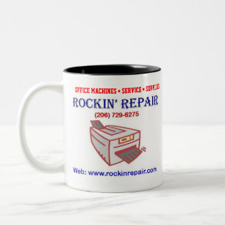 2 Couleurs Tasse de Coffe de réparation de Rockin