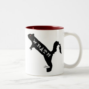 2 Couleurs Tasse de colère de Squirrelly