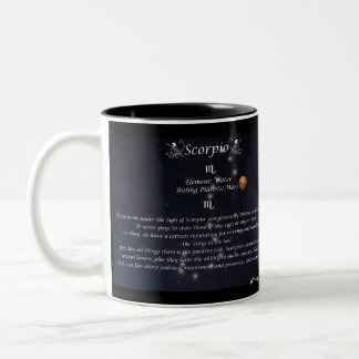 2 Couleurs Tasse de collection de zodiaque de Scorpion