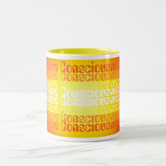 2 Couleurs Tasse de conscience d'augmenter (Centre)
