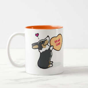 2 Couleurs Tasse de Corgi-Tri-Col café du 2015-Pembroke de