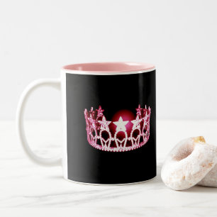 2 Couleurs Tasse de couronne de rose de style de la Mlle