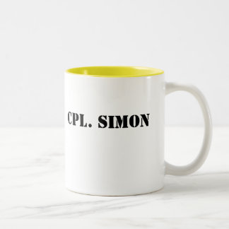 2 Couleurs Tasse de Cpl. Simon