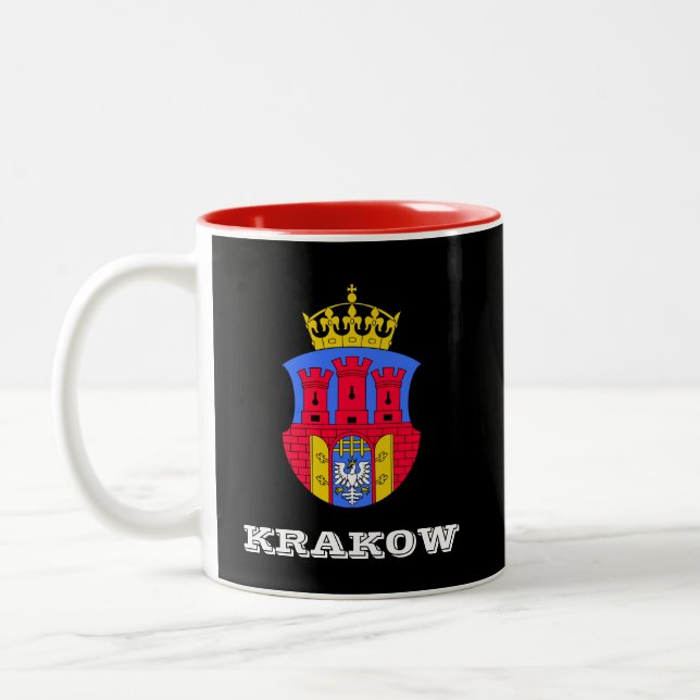 2 Couleurs Tasse de Cracovie Pologne (Gauche)
