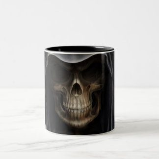 2 Couleurs tasse de crâne