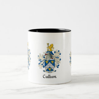 2 Couleurs Tasse de crête de famille de Cullum